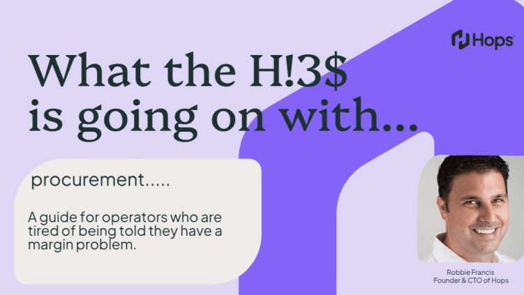 Five procurement failures that leak margin before the stock take